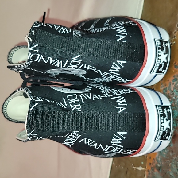 Converse All-Star. Chuck Taylor. JW Anderson Colab Black. Worn once. Men's 13 - Picture 6 of 16